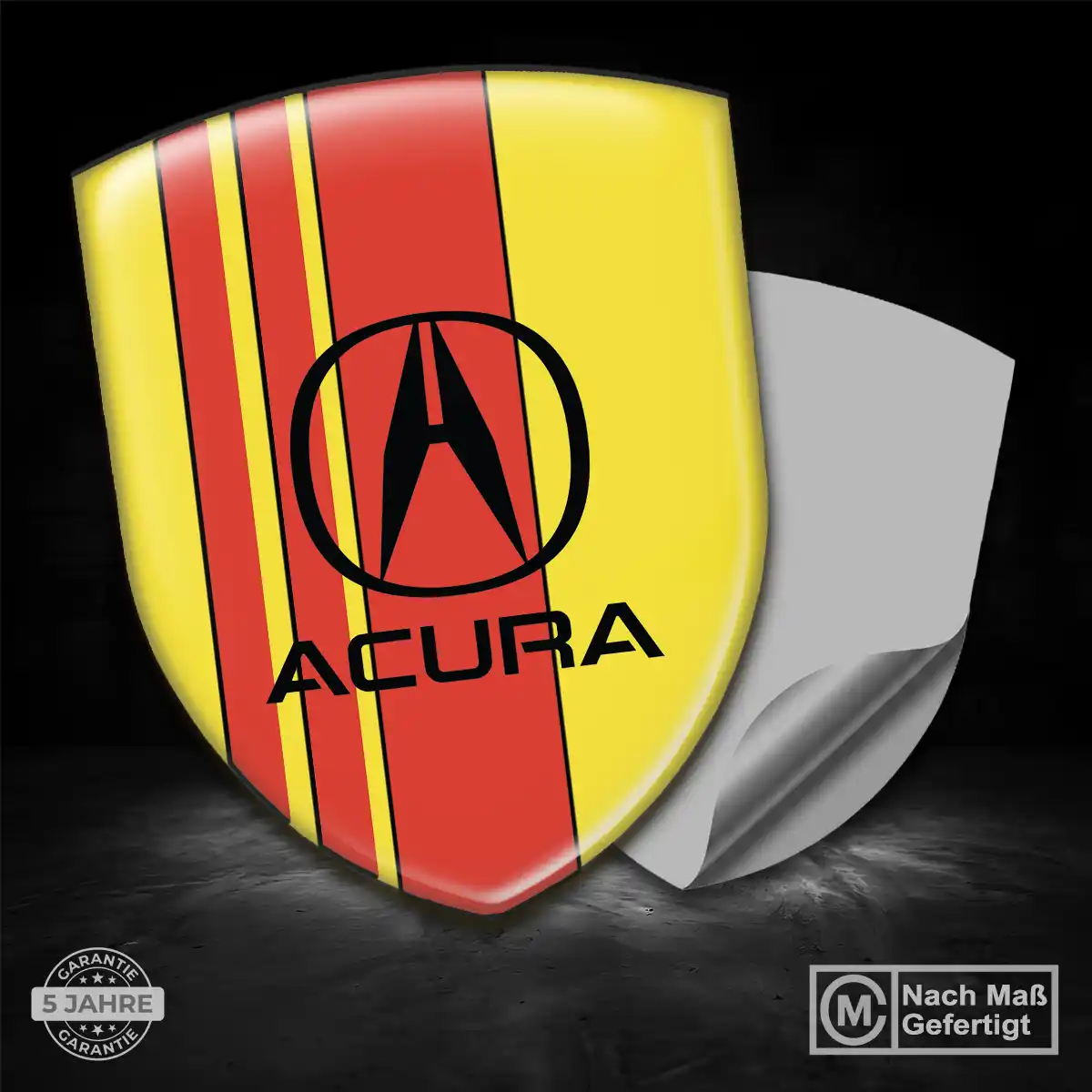 Acura Embleme Silikon Aufkleber Interieurdesign