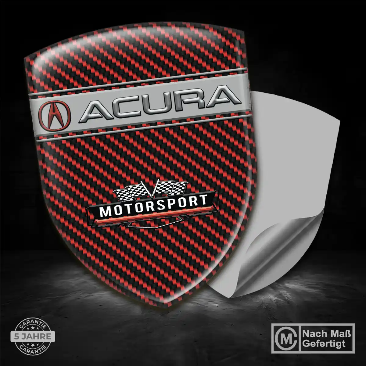 Acura Embleme Silikon Aufkleber Premium-Edition