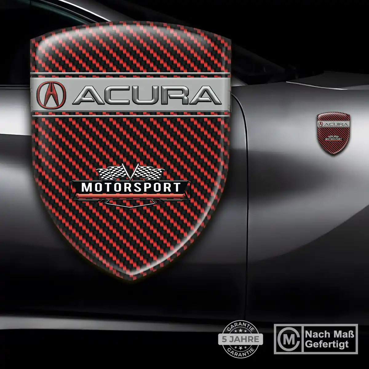 Acura Embleme Silikon Aufkleber Premium-Edition