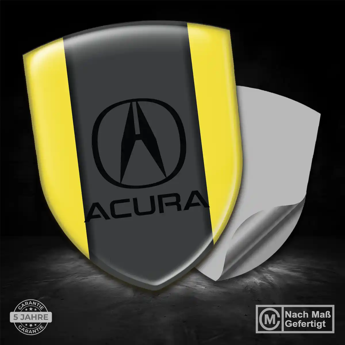 Acura Embleme Silikon Aufkleber Stilvolles Design