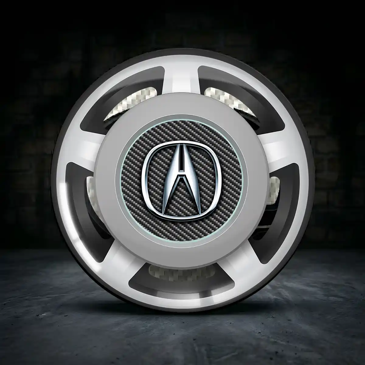 Acura Nabenkappen Aufkleber Stilvolles Design