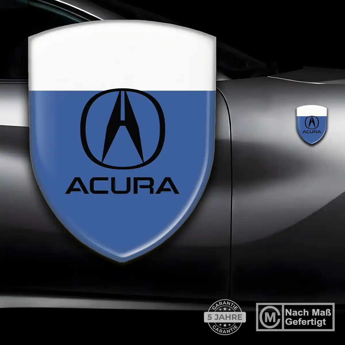 Acura Silikon Aufkleber Embleme Auto Hochwertiges Harz