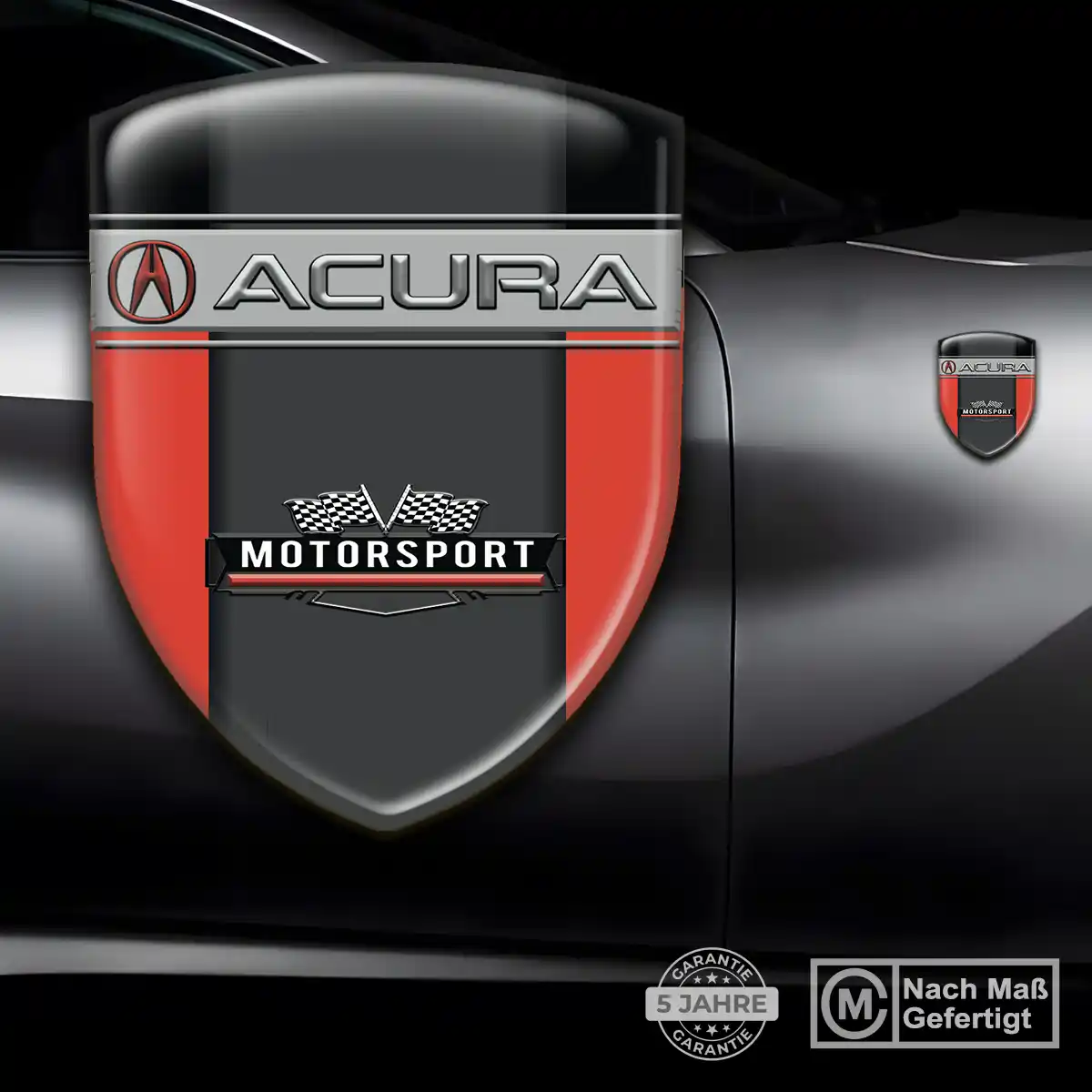 Acura Silikon Aufkleber Embleme Auto Premium-Edition