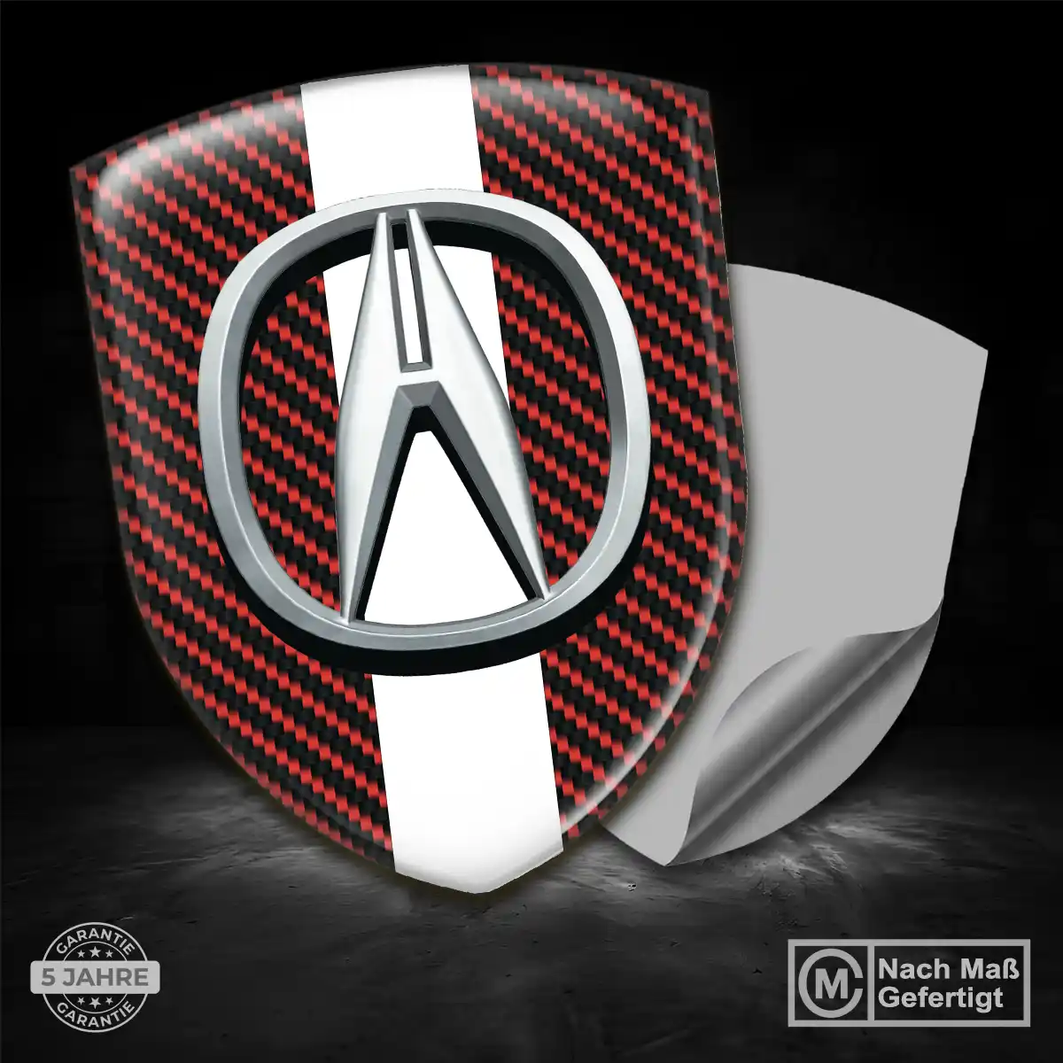Acura Silikon Aufkleber Embleme Tuningfahrzeug