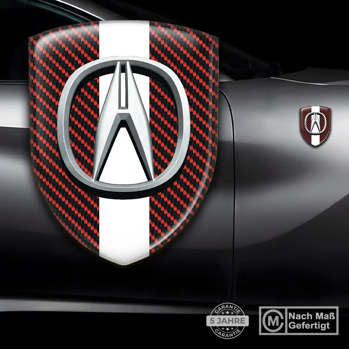 Acura Silikon Aufkleber Embleme Tuningfahrzeug