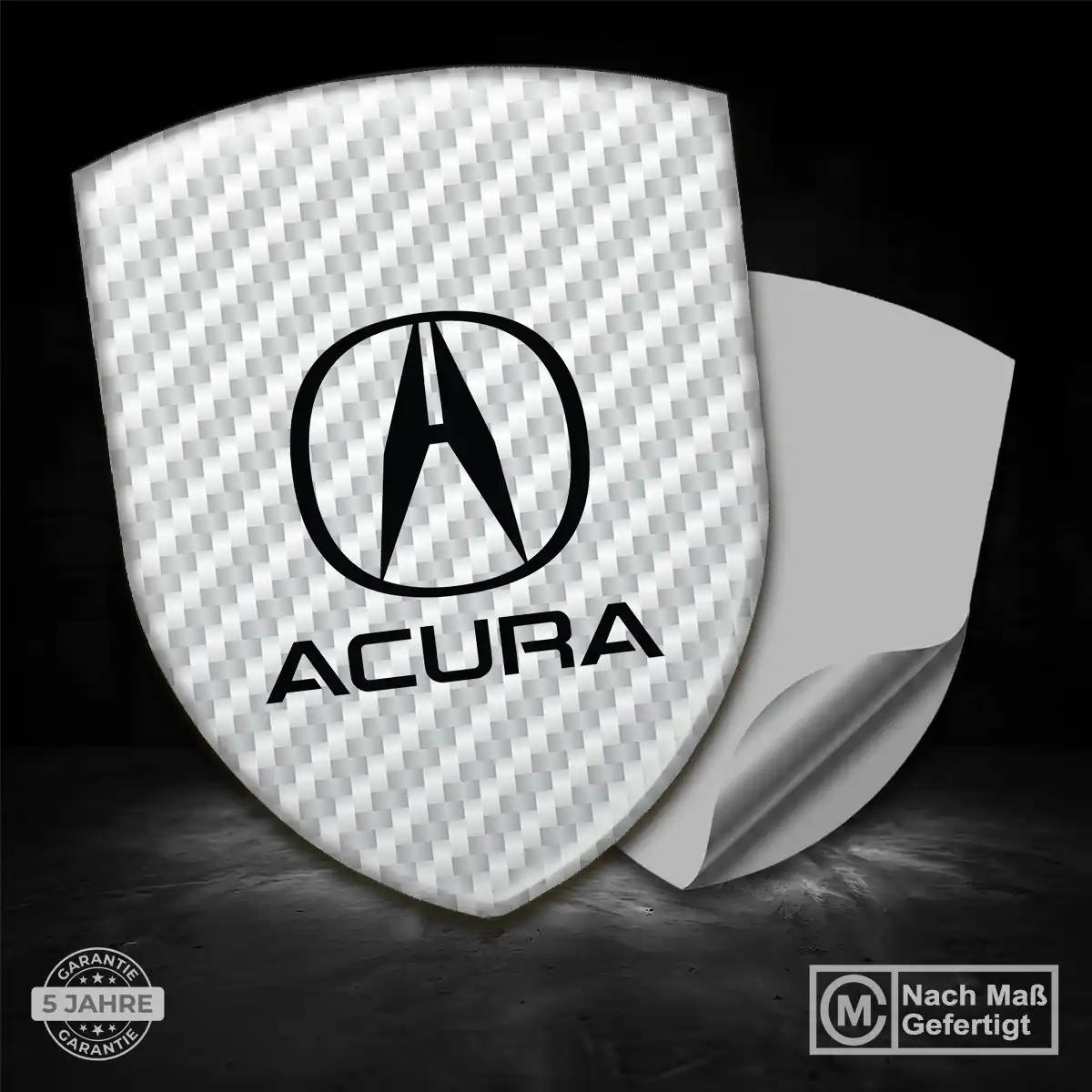 Acura Silikon Aufkleber Tuningfahrzeug