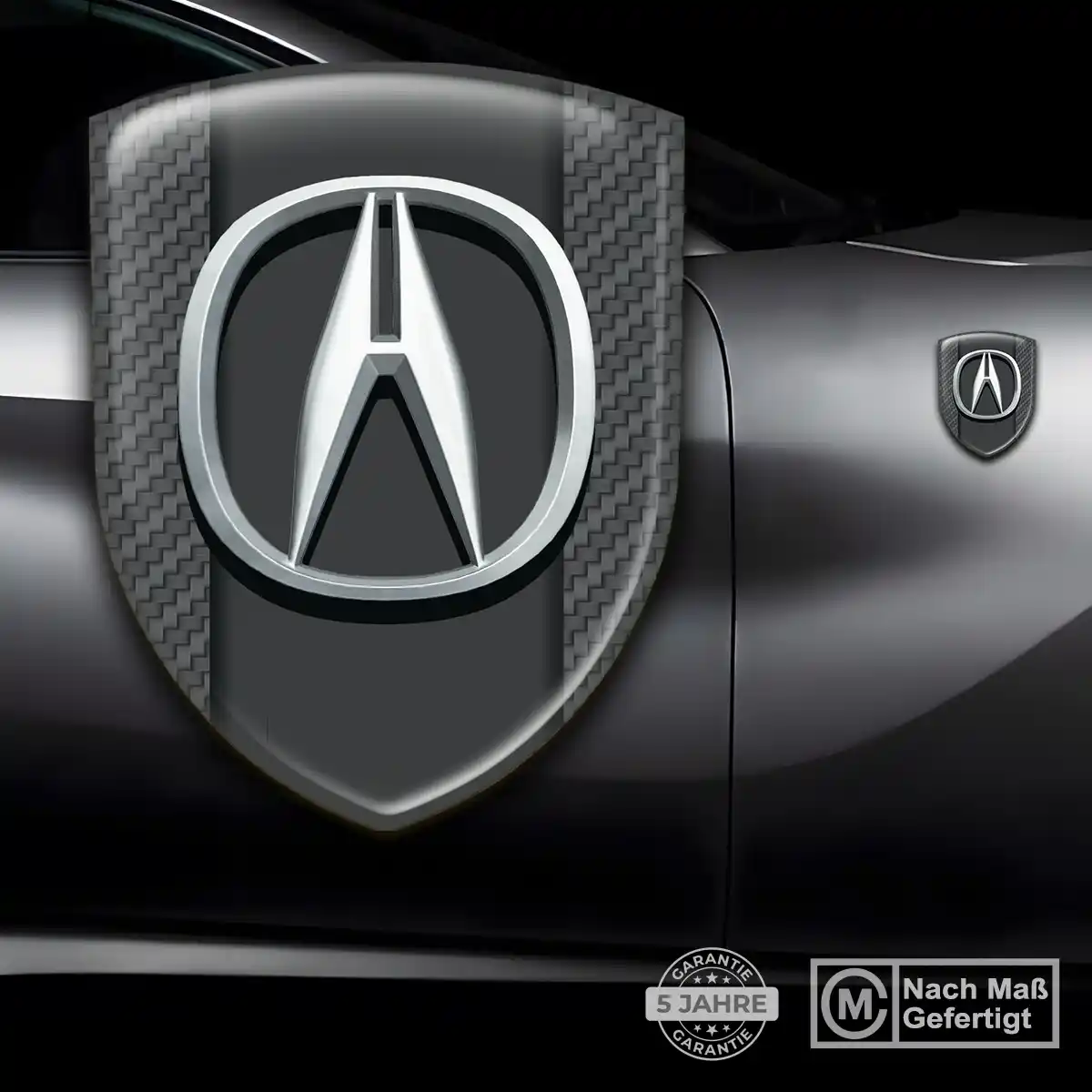 Acura Silikon Aufkleber Wappen Auto Hochwertiges Harz