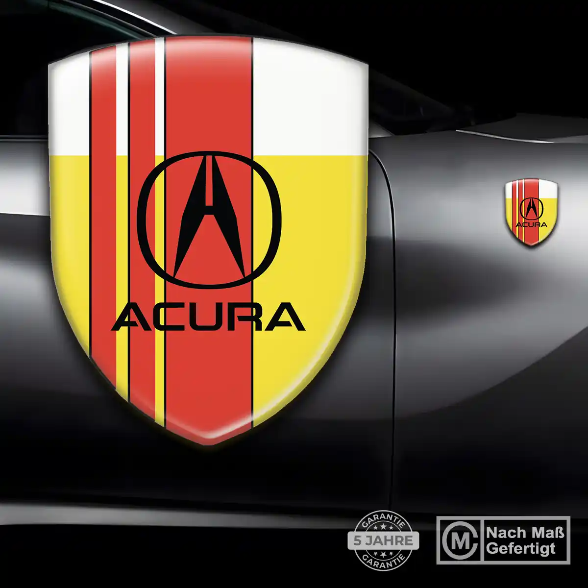 Acura Silikon Aufkleber Wappen Auto Interieurdesign