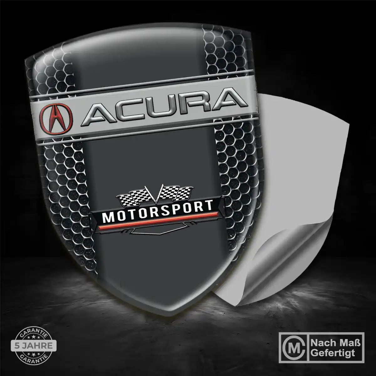 Acura Silikon Aufkleber Wappen Auto Limitierte Auflage