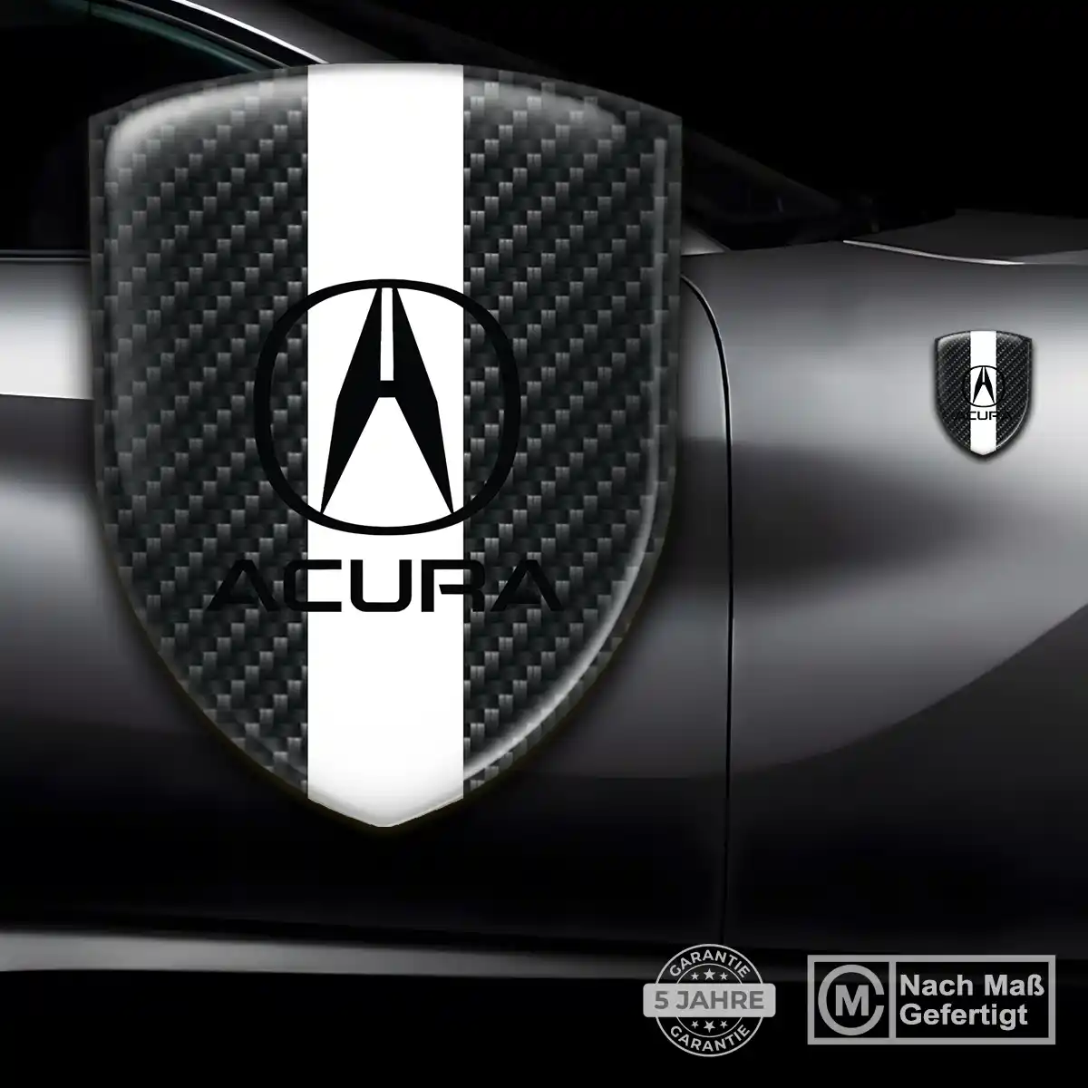 Acura Silikon Aufkleber Wappen Auto Premium-Edition