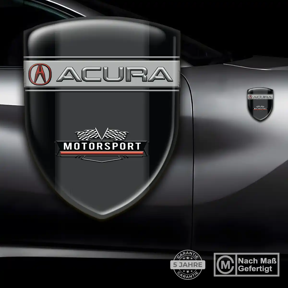 Acura Silikon Aufkleber Wappen Auto Premiumqualität