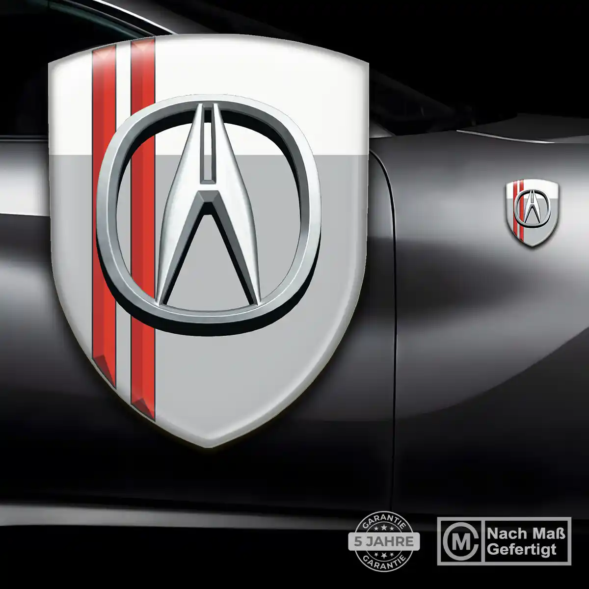 Acura Silikon Aufkleber Wappen Hochwertiges Harz