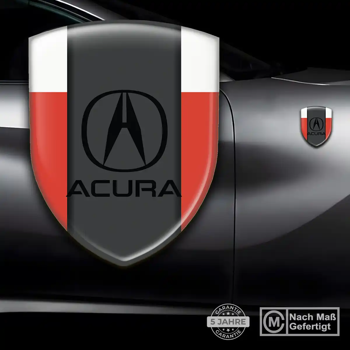 Acura Silikon Aufkleber Wappen Interieurdesign