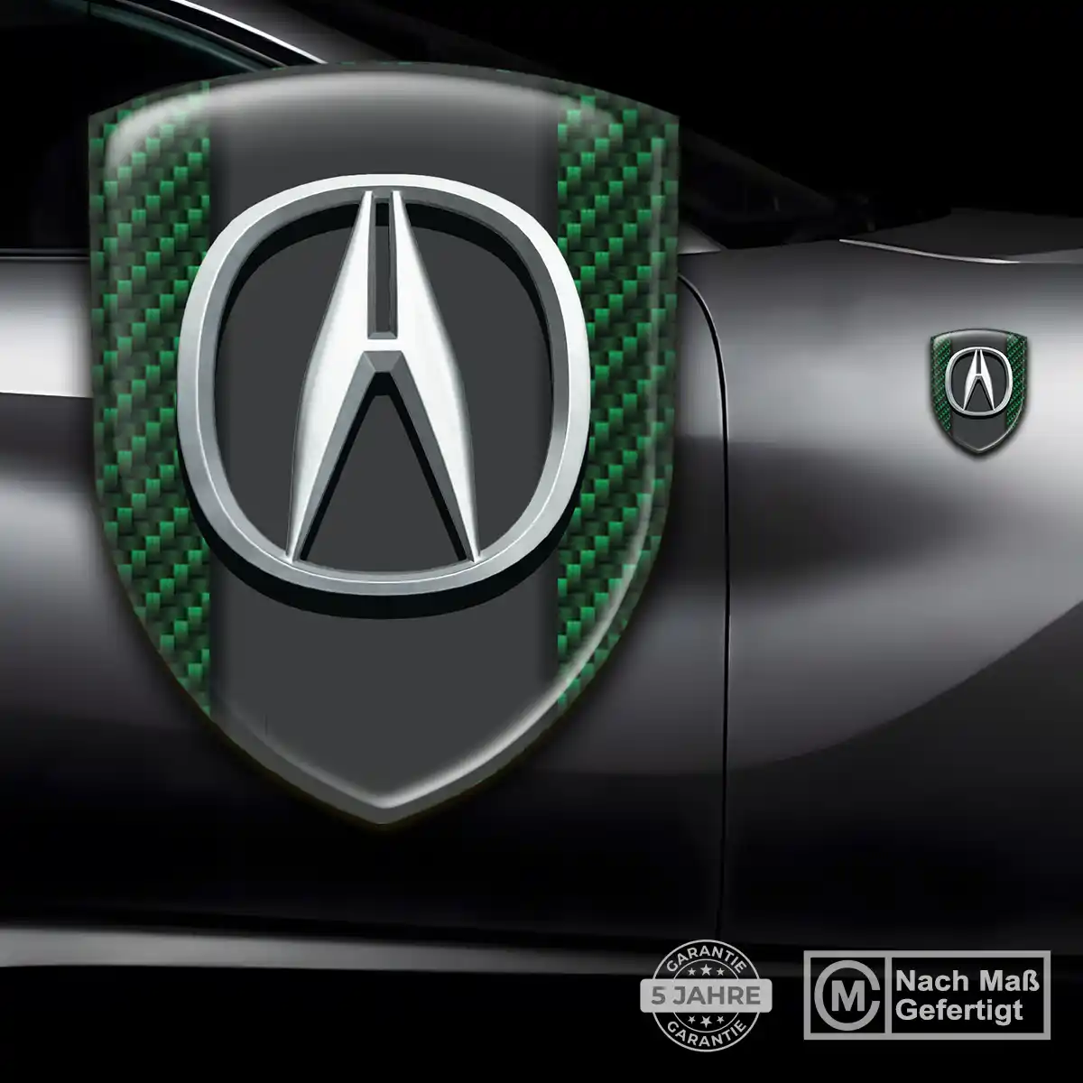 Acura Silikon Aufkleber Wappen Luxus-Edition