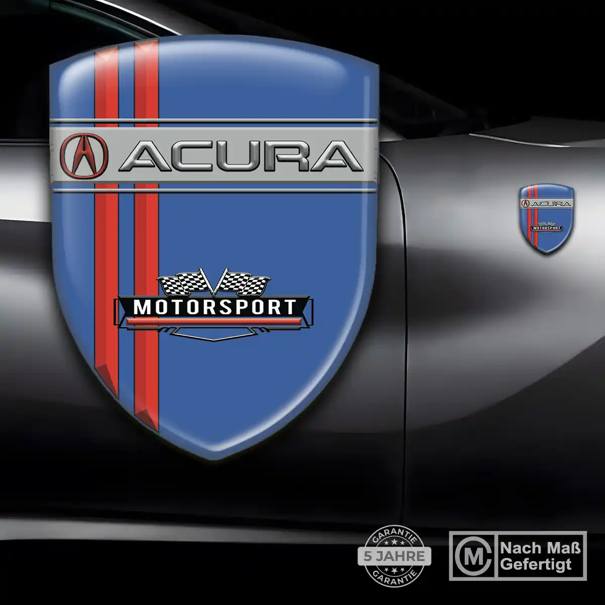 Acura Silikon Aufkleber Wappen Premiumqualität
