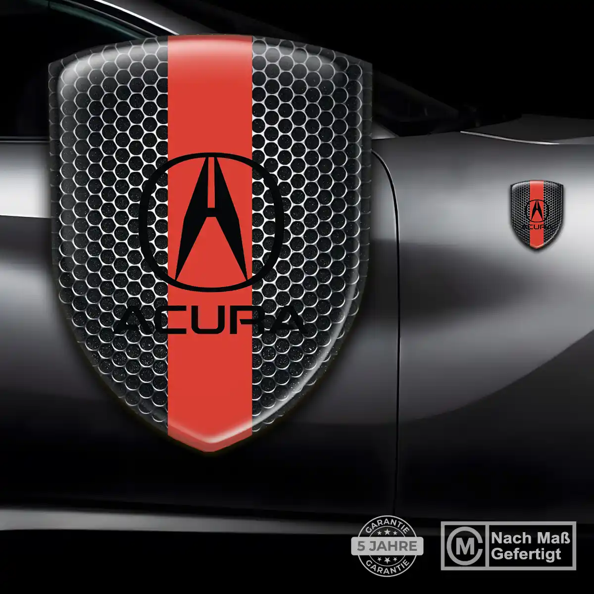 Acura Silikon Aufkleber Wappen Stilvolles Design