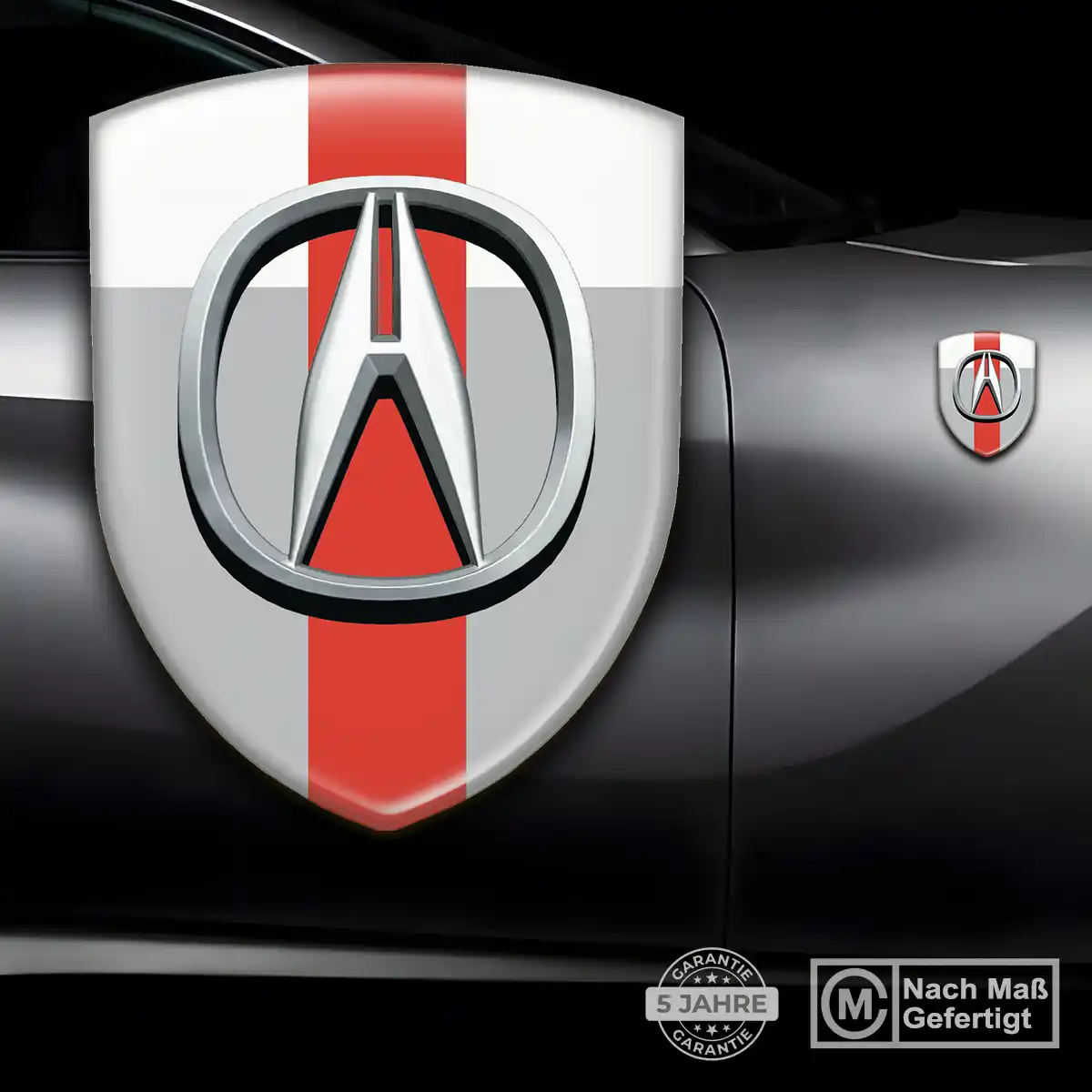 Acura Wappen Aufkleber Emblem Exterieurdesign