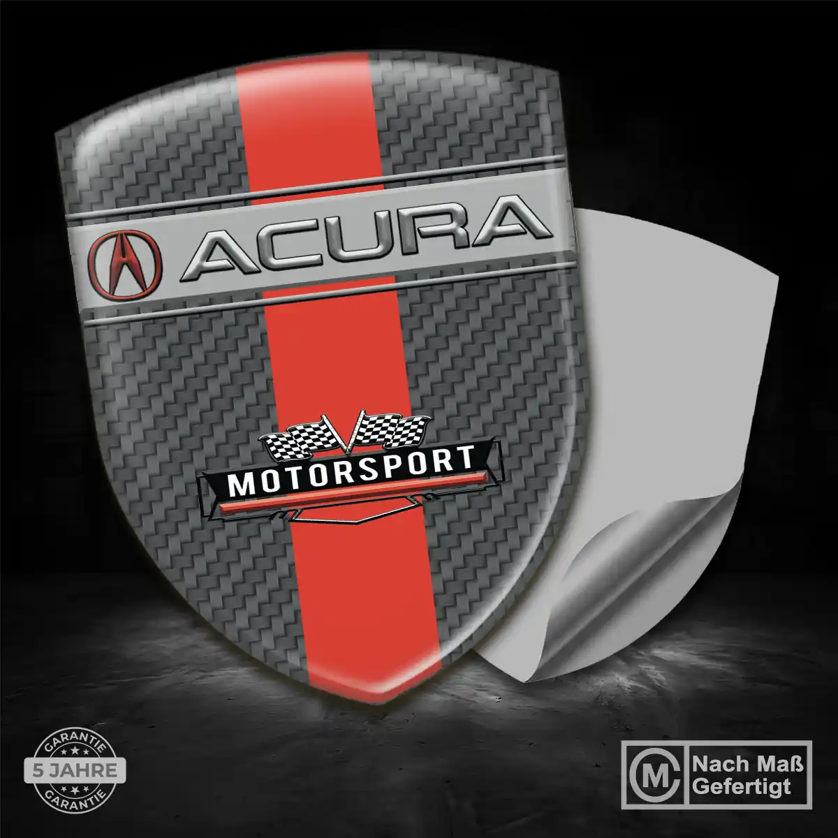 Acura Wappen Aufkleber Emblem Luxus-Edition