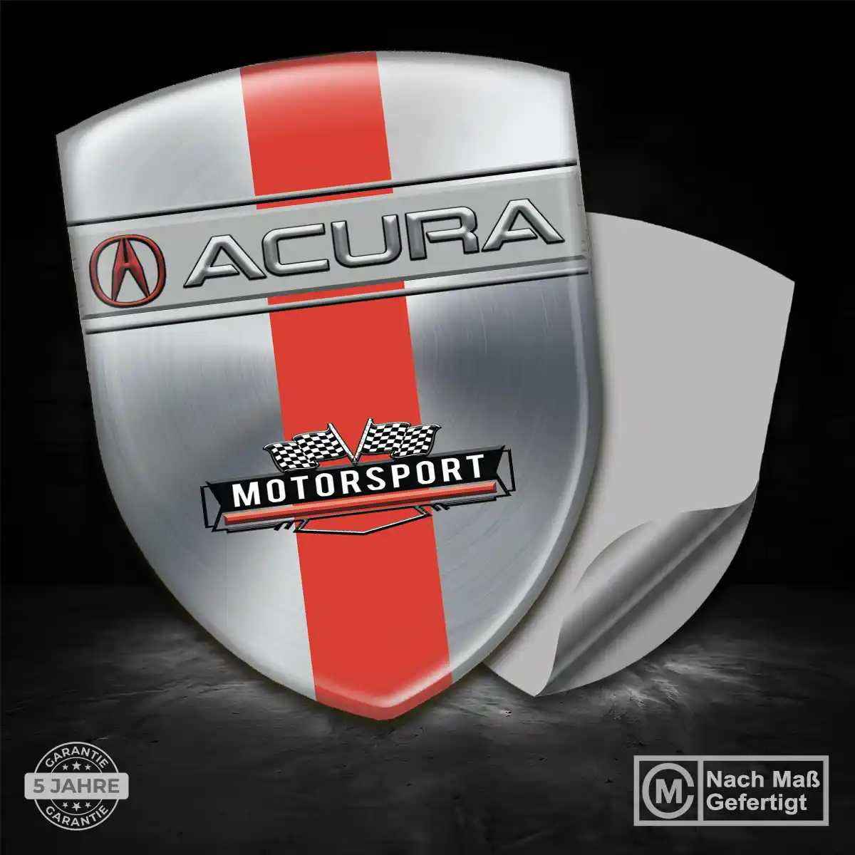 Acura Wappen Aufkleber Emblem Stilvolles Design