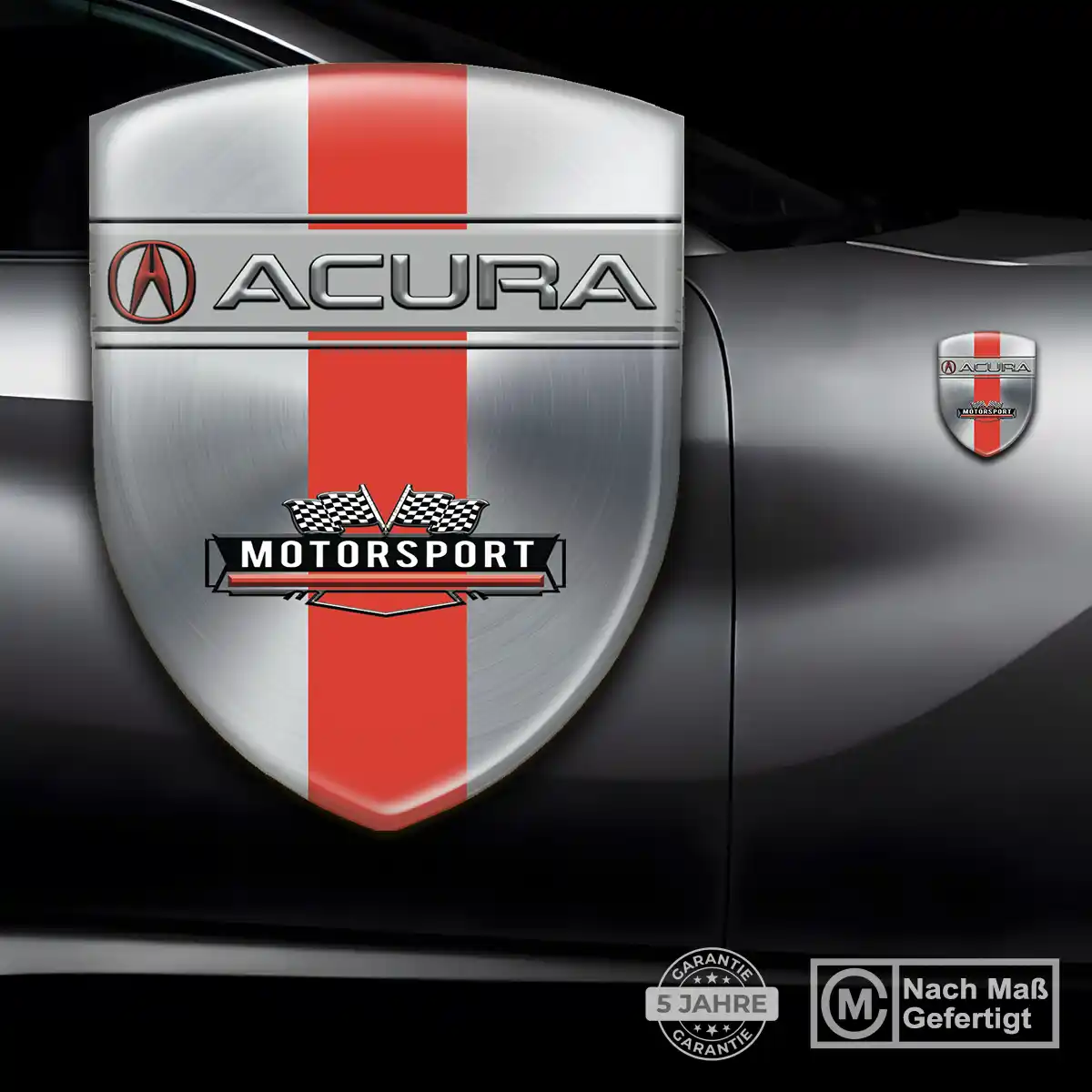 Acura Wappen Aufkleber Emblem Stilvolles Design