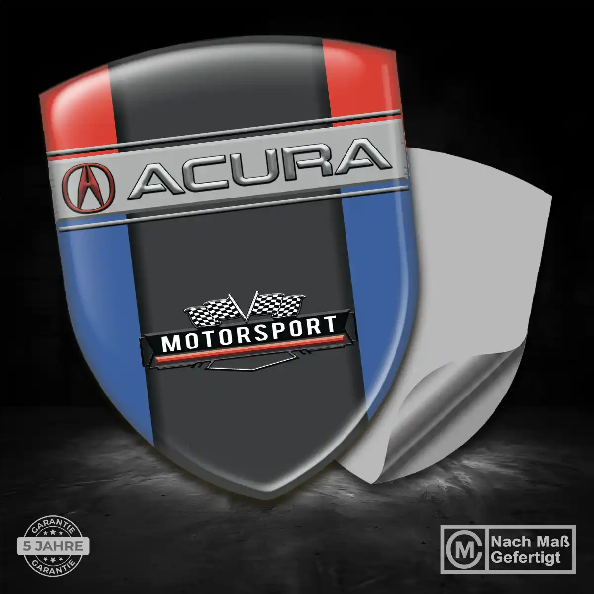 Acura Wappen Aufkleber Emblem Tuningfahrzeug