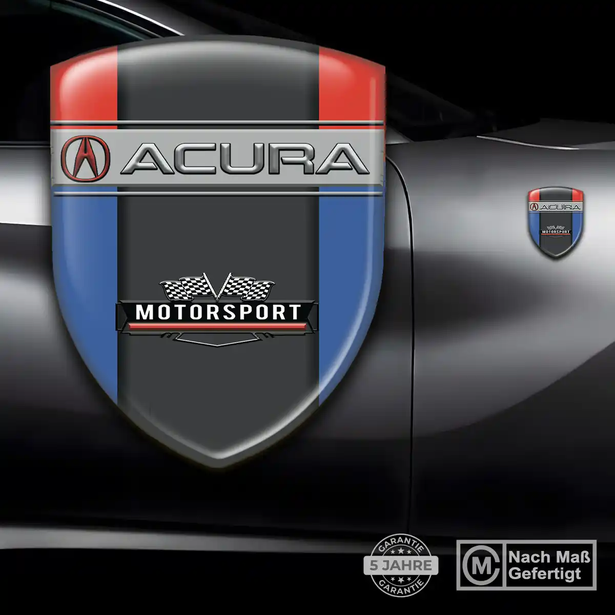Acura Wappen Aufkleber Emblem Tuningfahrzeug