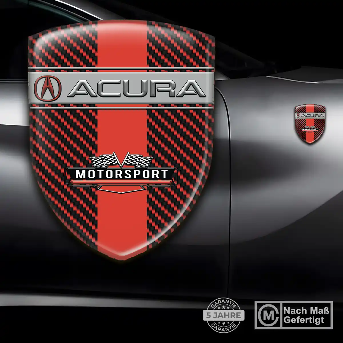 Acura Wappen Emblem Aufkleber Auto Hochwertiges Harz