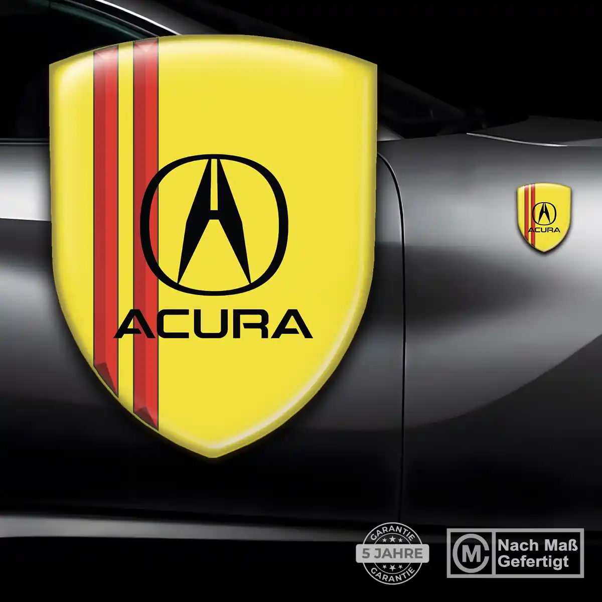 Acura Wappen Emblem Aufkleber Hochwertiges Harz