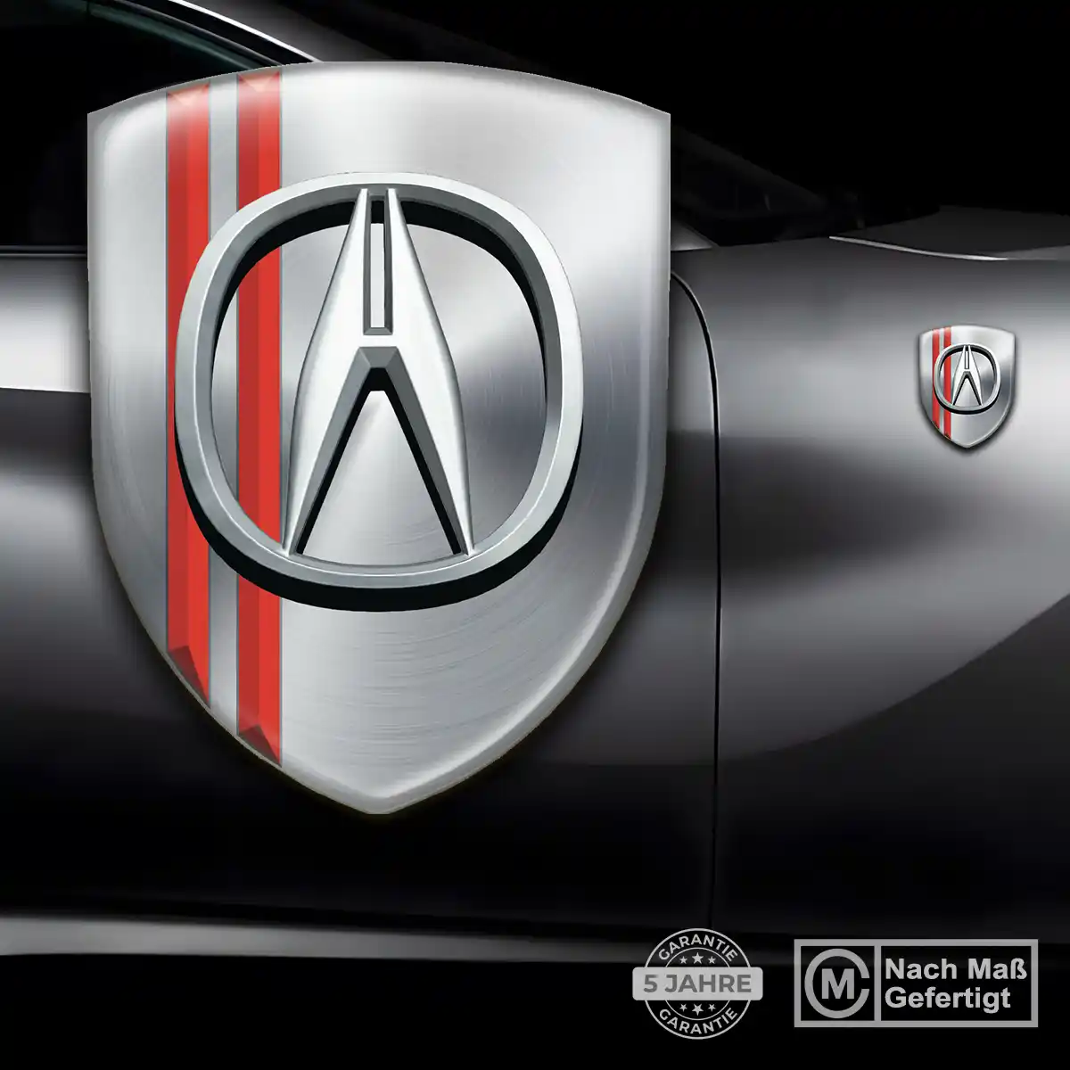 Acura Wappen Emblem Aufkleber Interieurdesign
