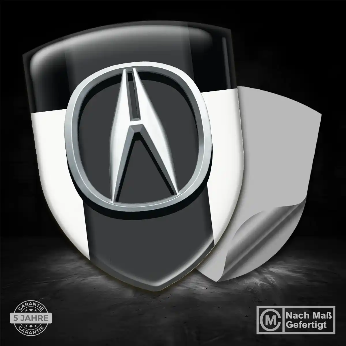 Acura Wappen Emblem Aufkleber Tuningfahrzeug