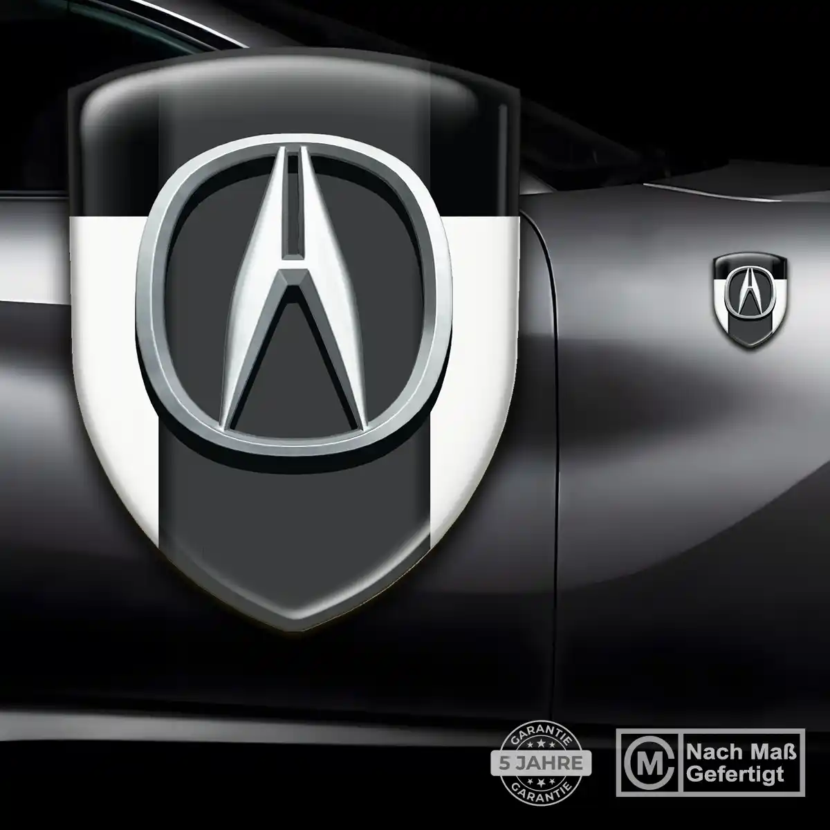 Acura Wappen Emblem Aufkleber Tuningfahrzeug