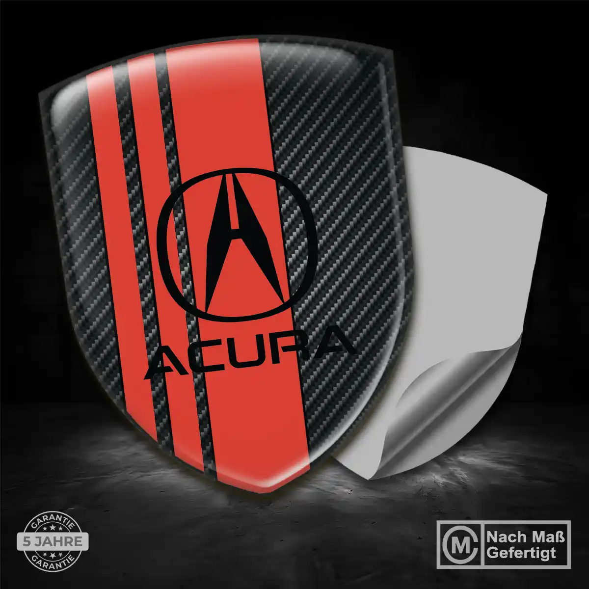 Acura Wappen Emblem Tuningfahrzeug
