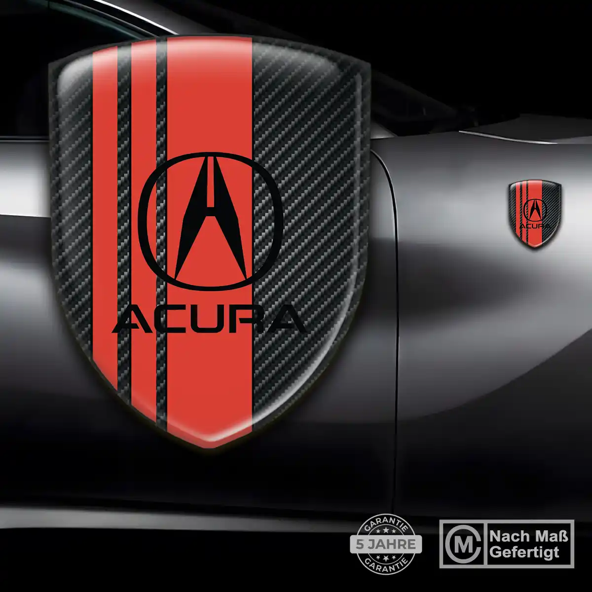 Acura Wappen Emblem Tuningfahrzeug