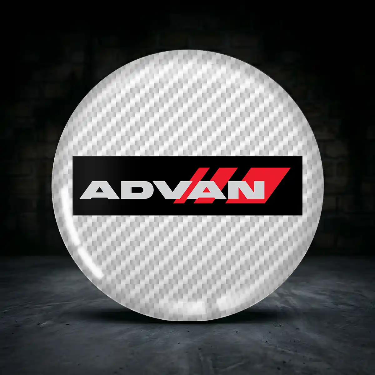 Advan Aufkleber Felgenemblem Silikon Stilvolles Design