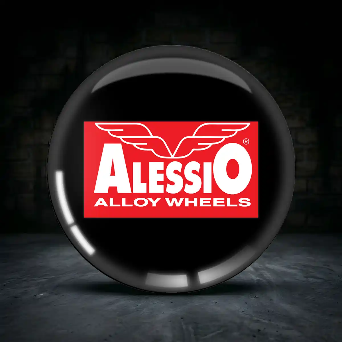 Alessio 3D Gel Aufkleber Embleme Stilvolles Design