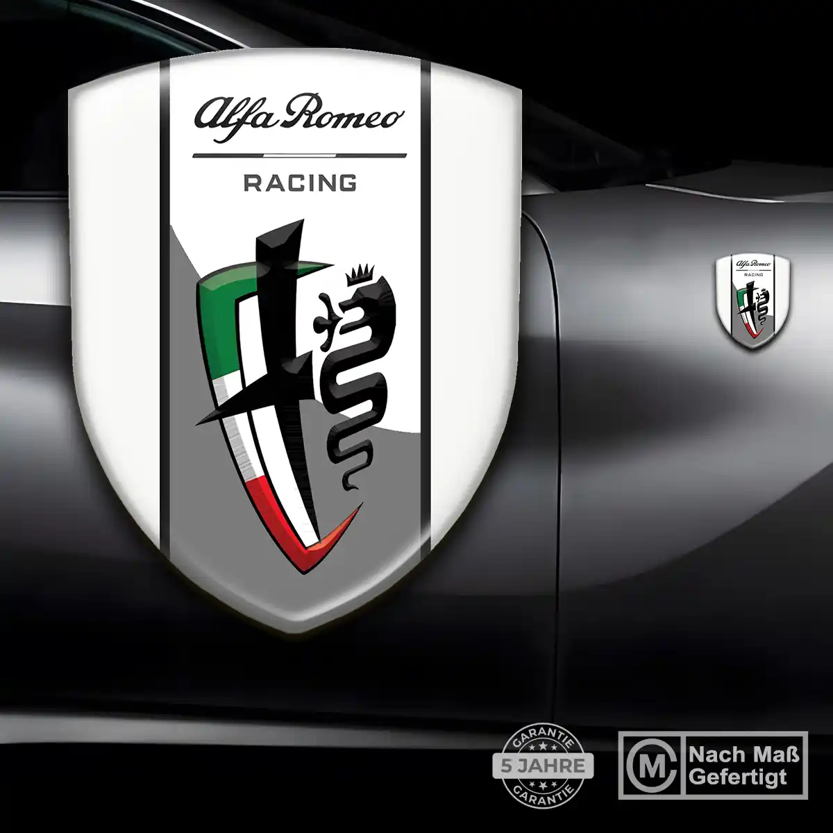 Alfa Romeo 3D Gel Aufkleber Auto Hohe Qualität