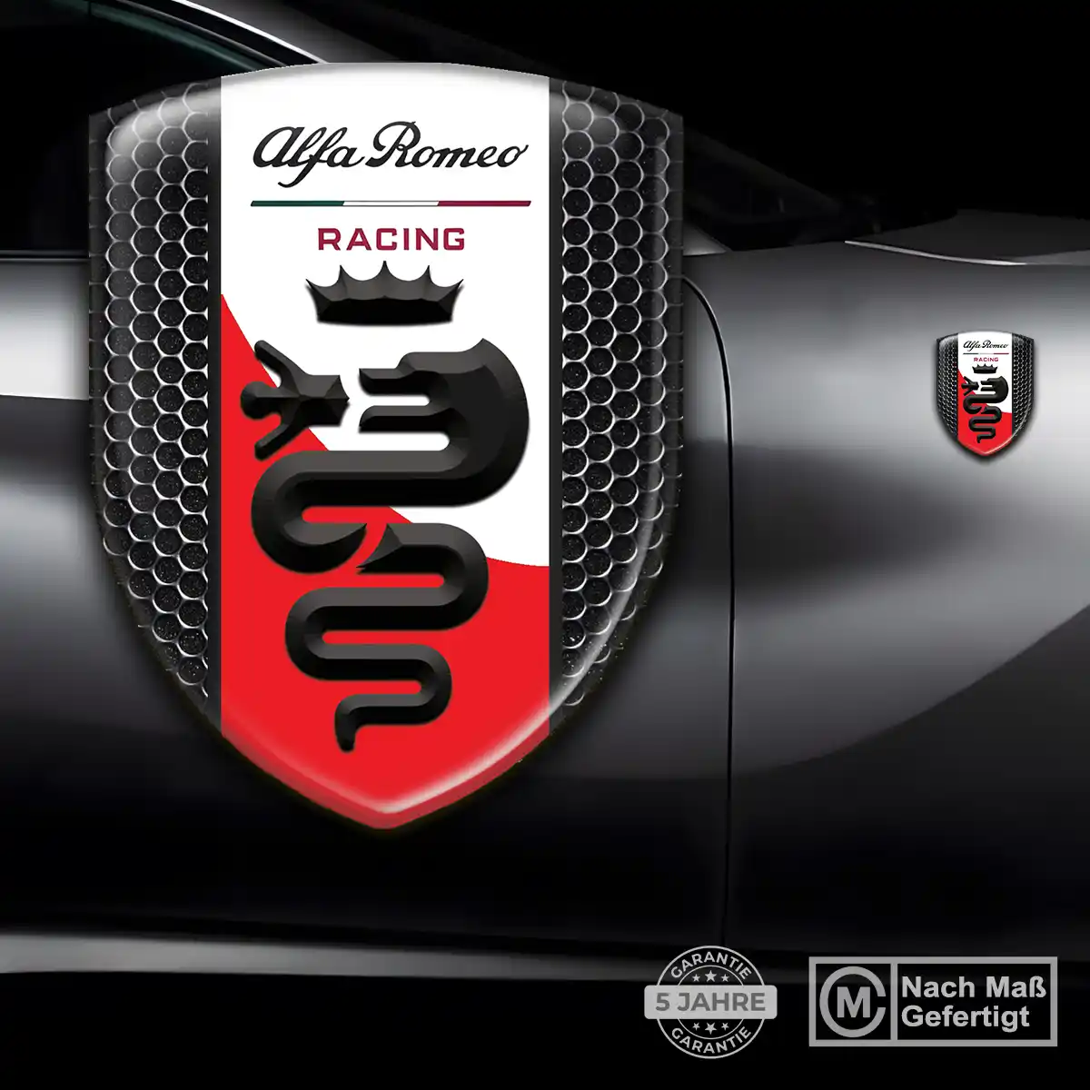 Alfa Romeo 3D Gel Aufkleber Emblem Auto Hohe Qualität