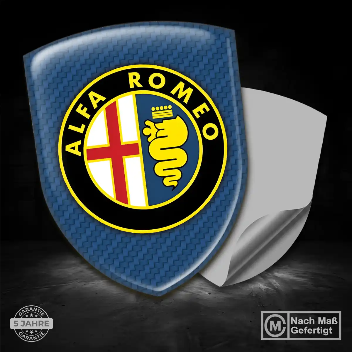 Alfa Romeo 3D Gel Aufkleber Embleme Auto Hohe Qualität