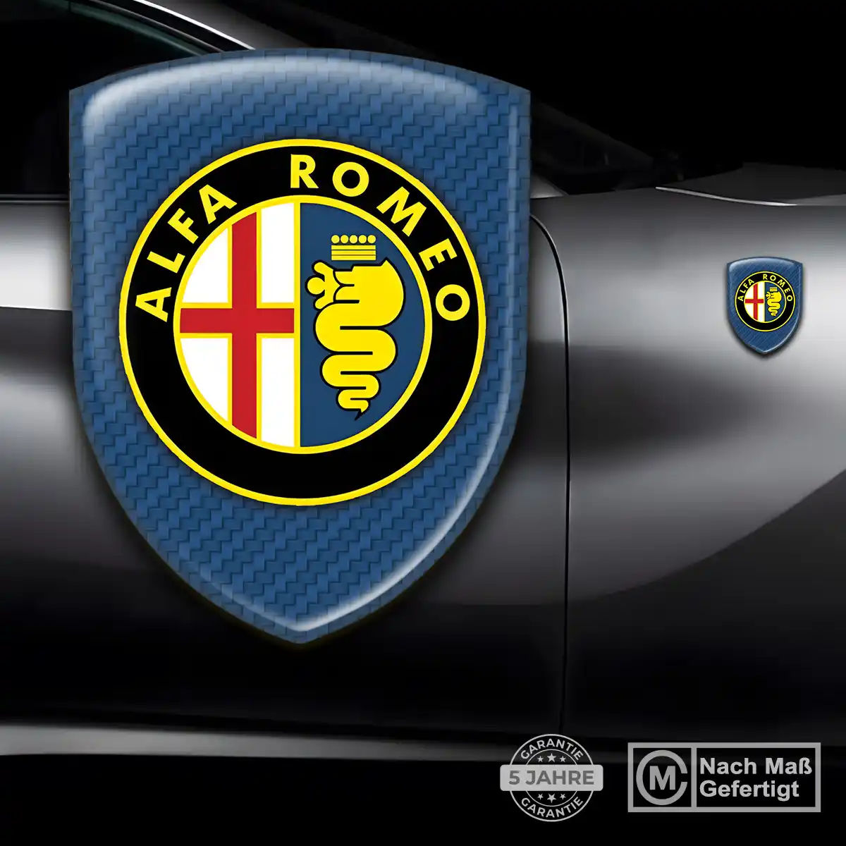 Alfa Romeo 3D Gel Aufkleber Embleme Auto Hohe Qualität
