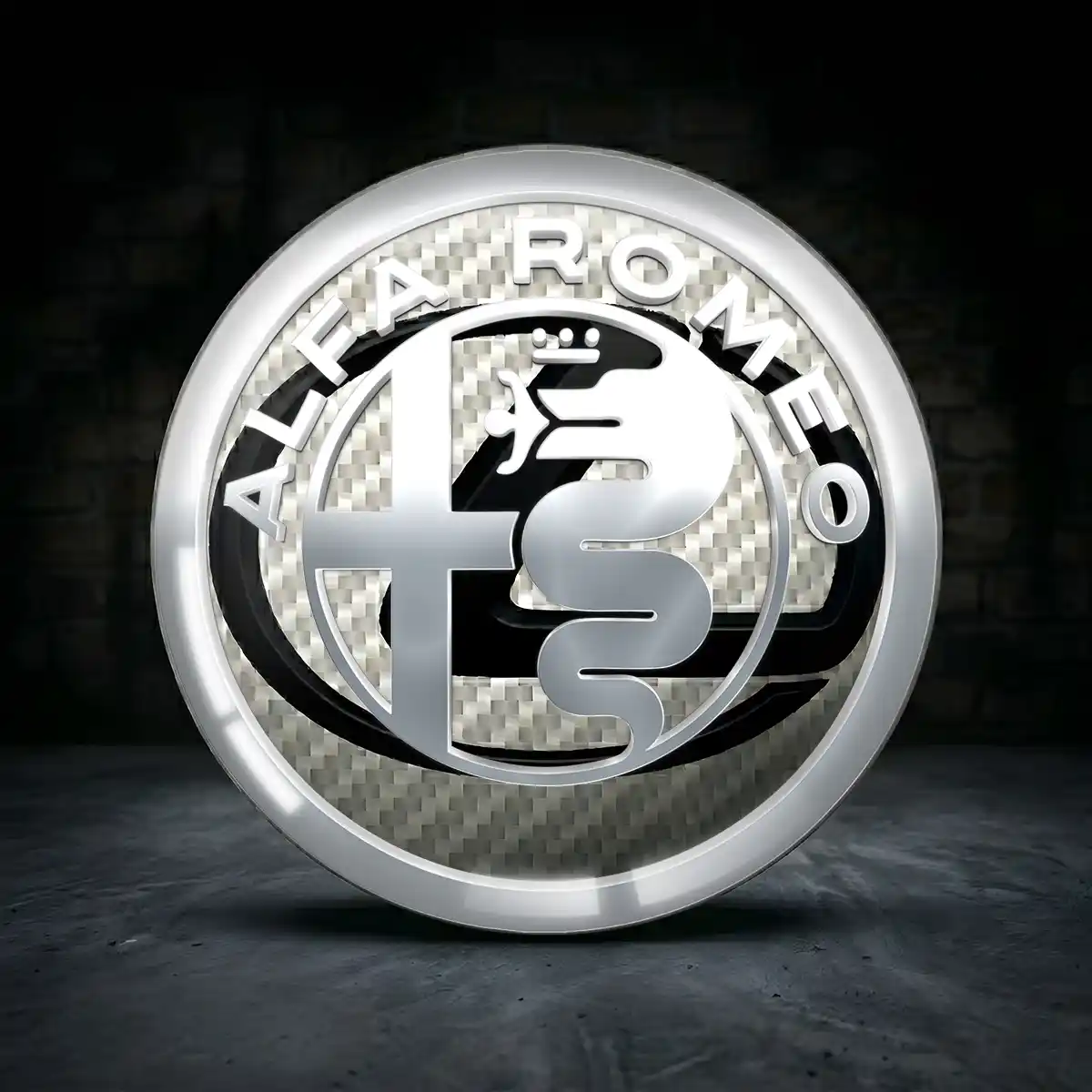 Alfa Romeo 3D Gel Aufkleber Embleme Premiumqualität