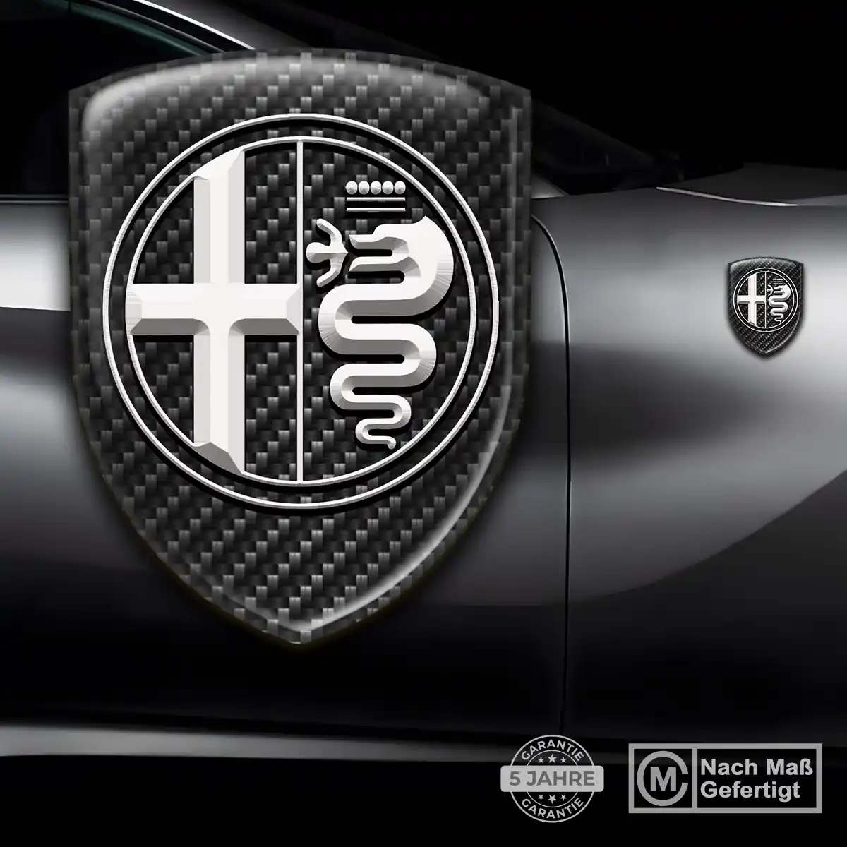 Alfa Romeo 3D Gel Aufkleber Limitierte Auflage