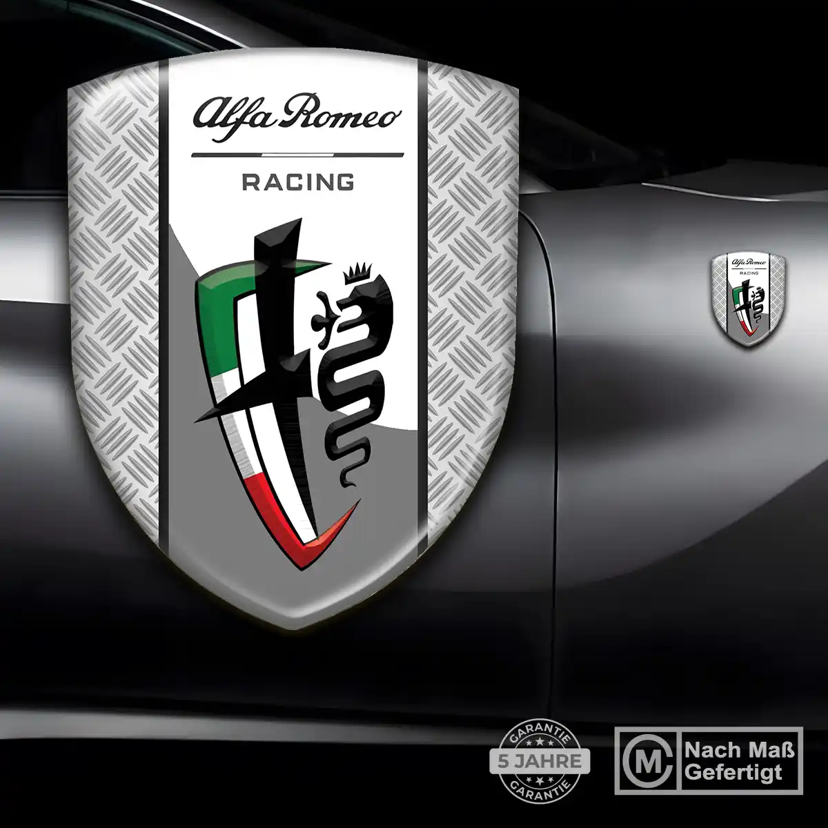 Alfa Romeo 3D Gel Aufkleber Silikon Auto Limitierte Auflage