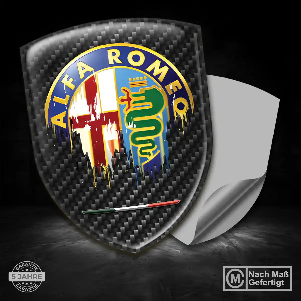 Alfa Romeo Aufkleber 3D Gel Emblem Auto Hohe Qualität