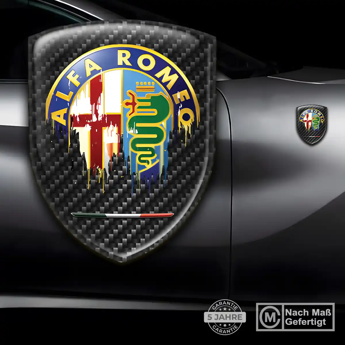 Alfa Romeo Aufkleber 3D Gel Emblem Auto Hohe Qualität