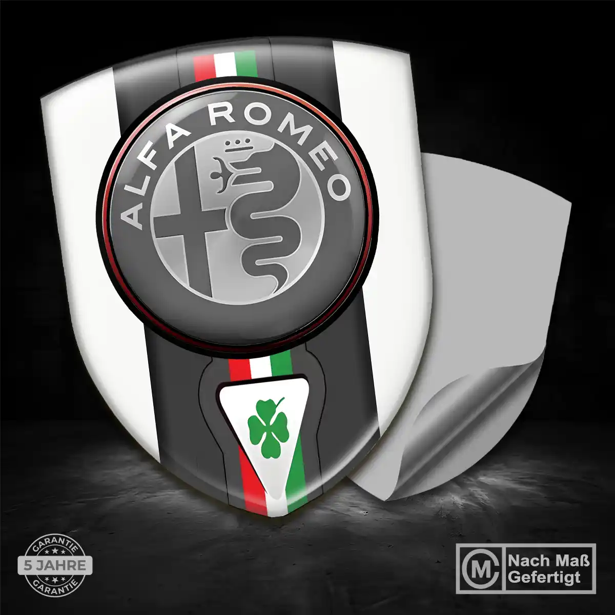Alfa Romeo Aufkleber 3D Gel Emblem Auto Premiumqualität