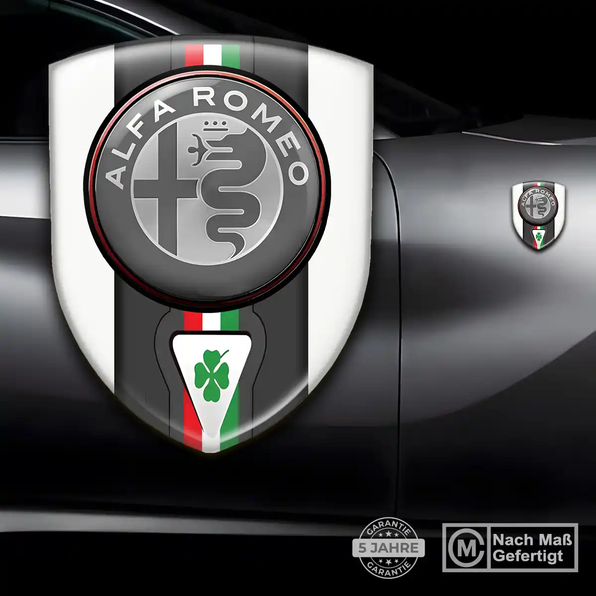Alfa Romeo Aufkleber 3D Gel Emblem Auto Premiumqualität