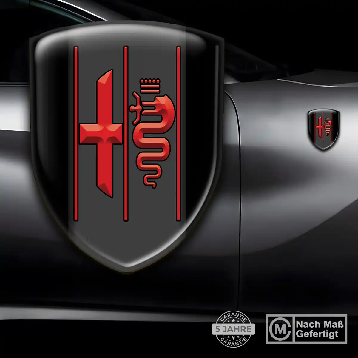 Alfa Romeo Aufkleber 3D Gel Embleme Auto Hohe Qualität