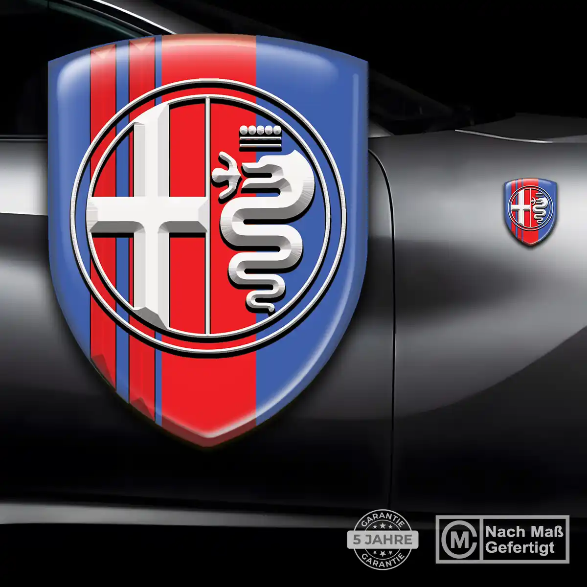 Alfa Romeo Aufkleber 3D Gel Embleme Auto Luxus-Edition