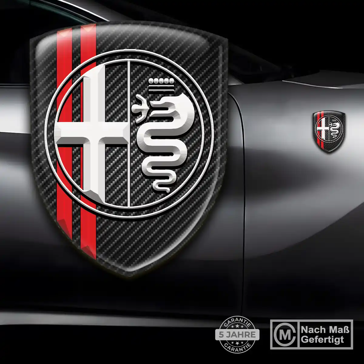 Alfa Romeo Aufkleber 3D Gel Embleme Hohe Qualität