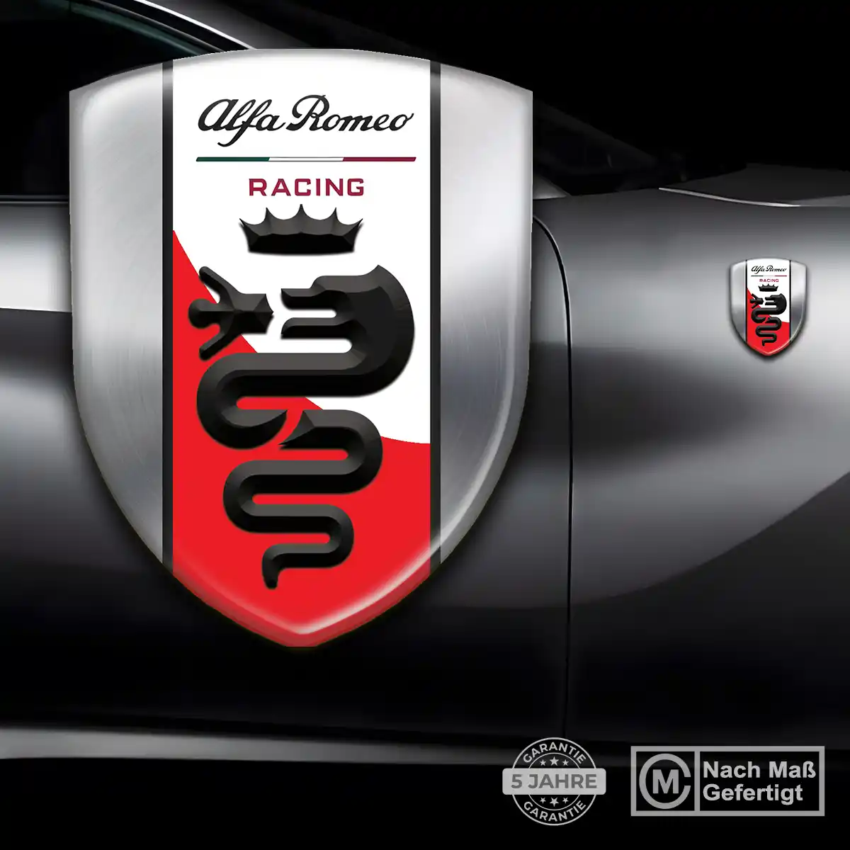 Alfa Romeo Aufkleber 3D Gel Embleme Luxus-Edition